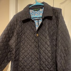 C Wonder navy quilted jacket